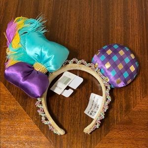 Minnie Mouse Mardi Gras ears